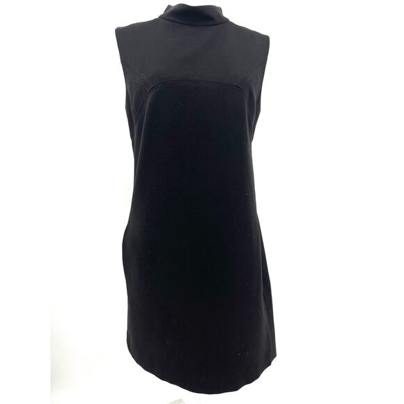 Rachel Roy Womens Mini Shift Dress, Black Pockets (M) - Picture 1 of 8